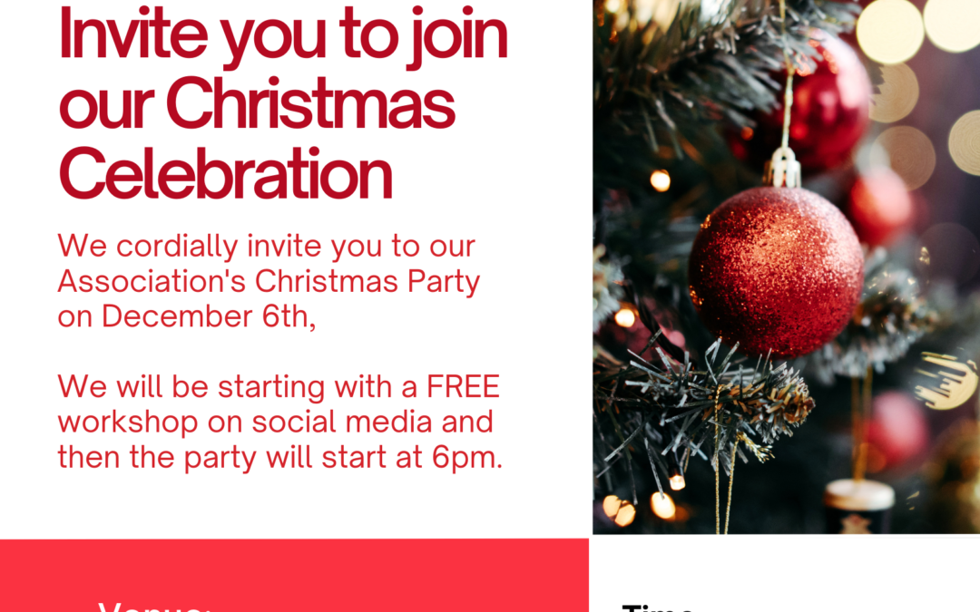 Invitation to the GANT and GFIA Christmas Party